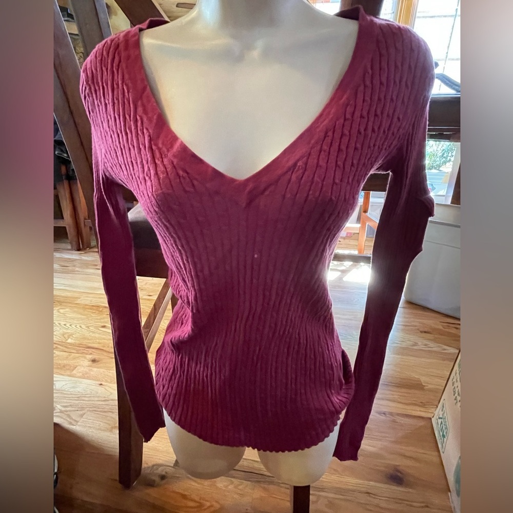 Arizona red thin cotton top with cute pocket
